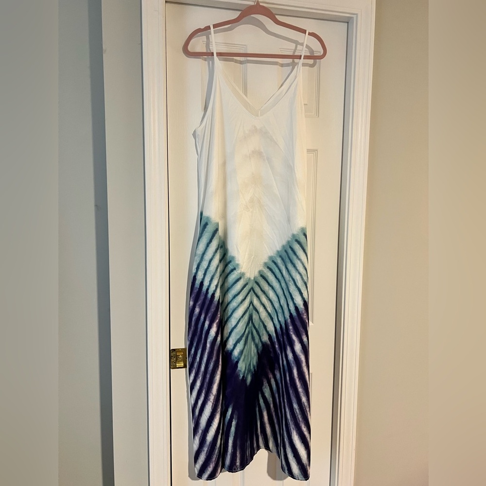 Women’s Tie-Dye Maxi Slip Dress